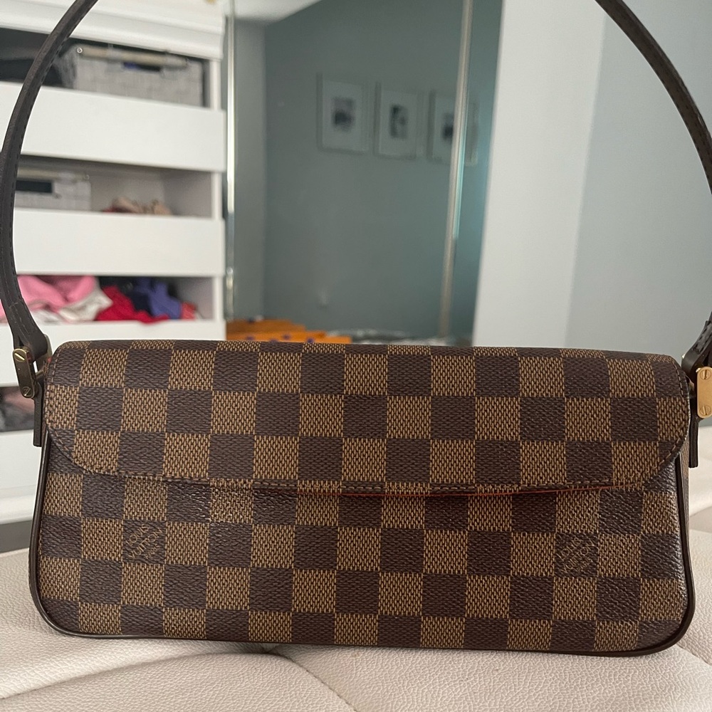 Louis Vuitton Recoleta Handbag Damier Brown